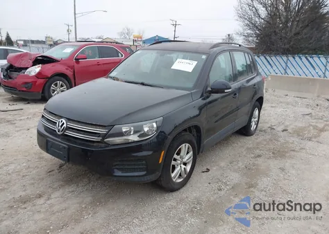 2016 Volkswagen Tiguan S from USA, damaged, VIN WVGBV7AX7GW595608